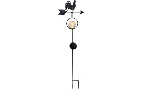 Star Trading, LED-Solarleuchte Windy, zeigt die Windrichtung, Parforce Traditional Hunting Gartenleuchte »Solar LED«