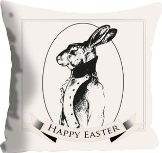 queence Dekokissen »Bux Bunny«, (1 St.), mit einem Hasen im Anzug