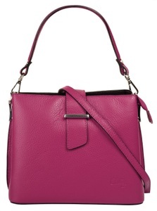 CLUTY, Cluty Henkeltasche, echt Leder, Made in Italy, Cluty Henkeltasche, echt Leder, Made in Italy
