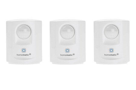 HomeMatic Smart-Home-Steuerelement »Bewegungsmelder mit Dämmerungssen.,innen 3er Set«