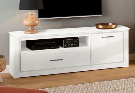 Home affaire Lowboard »Celia«, mit einer schönen Holzstruktur und edlen Metallgriffen