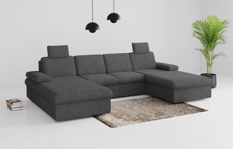 sit&more Wohnlandschaft »Moreno«, mit Armteilverstellung,wahlweise mit Bettfunktion