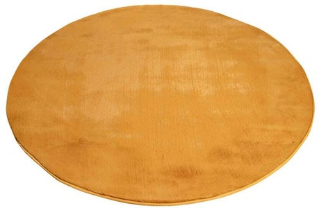 Carpet City, Carpet City Hochflor-Teppich »TOPIA400«, rund, besonders weich und kuschelig durch Polyester, Uni-Farben, Carpet City Hochflor-Teppich »TOPIA400«, rund, 21 mm Höhe, besonders weich und kuschelig durch Polyester, Uni-Farben