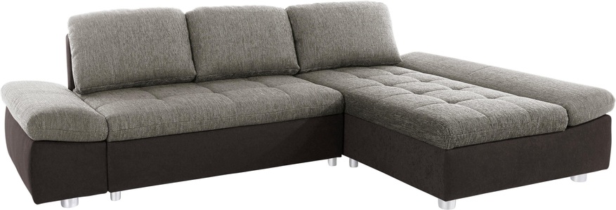 SIT&MORE, sit&more Ecksofa »Fabona«, sit&more Ecksofa »Bergamo L-Form«, wahlweise mit Bettfunktion, Bettkasten und Armteilfunktion