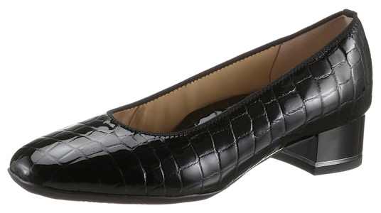 ARA, Ara Pumps »GRAZ«, mit Reptilprägung, Schuhweite: weit, Ara Pumps »GRAZ«, Abendschuh, Festtagsschuh, Blockabsatz, mit Reptilprägung
