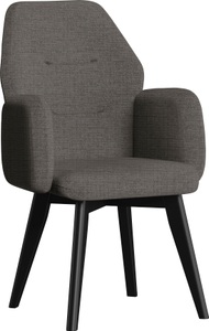 PREMIUM COLLECTION BY HOME AFFAIRE, Premium collection by Home affaire Armlehnstuhl »Madison«, 1 St., Strukturstoff-Struktur 2, Mit verschiedenen Gestellen erhältlich, 