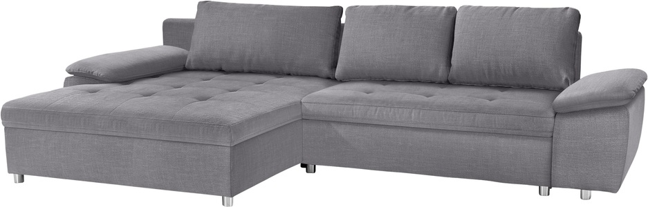 SIT&MORE, sit&more Ecksofa »Labene«, sit&more Ecksofa Labene, wahlweise mit Bettfunktion und Bettkasten, inkl. Rückenkissen