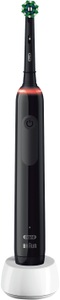Braun, Oral-B Pro 3 3000 CrossAction Black Edition, Elektrische Zahnbürste, 