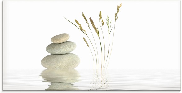 Artland Glasbild »Zen Friede«