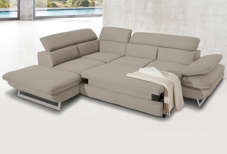 INOSIGN, INOSIGN Ecksofa, wahlweise mit Bettfunktion, 