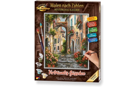 undefined, Verträumtes Gässchen, Schipper Malen nach Zahlen »Verträumtes Gässchen«