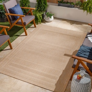 Surya, Surya Teppich »GLOBAL«, rechteckig, LIVABLISS - In-/Outdoor-Teppich im Jute-Look SIERRA, 160X230CM, Beige