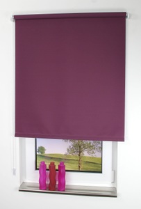 LIEDECO, Seitenzugrollo, Liedeco, »Kettenzugrollo, Uni«, Lichtschutz, Fixmass, 