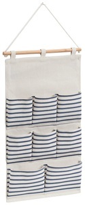Zeller Present, Zeller Present Hängeaufbewahrung »Stripes«, BxT: 35x58,5 cm, mit 8 Fächern, Zeller Present Hängeaufbewahrung »Stripes«, BxT: 35x58,5 cm, mit 8 Fächern