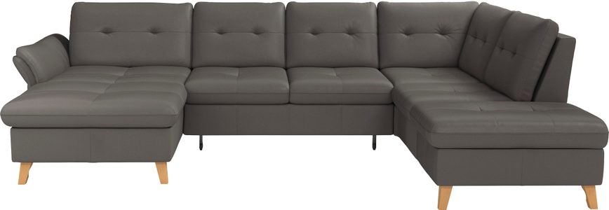 sit&more Wohnlandschaft »Göteborg«, inkl. Sitztiefenverstellung, wahlweise mit Bettfunktion & Bettkasten