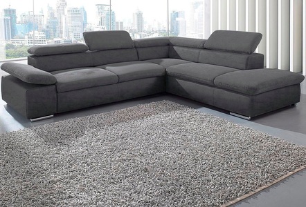 SIT&MORE, sit&more Ecksofa, sit&more Ecksofa »Valentine L-Form, B: 272 cm« mit Arm- & Kopfteilverstellung, optional mit Bettfunktion
