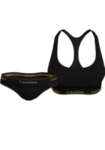 Calvin Klein, Calvin Klein Bralette-BH »UNDERWEAR GIFT SET«, (Set, 2 tlg.), mit CK-Logoschriftzug, Calvin Klein Underwear Bralette-BH »UNDERWEAR GIFT SET«, mit CK-Logoschriftzug
