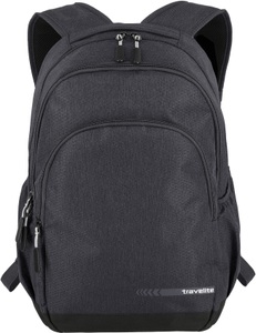 Travelite, travelite Laptoprucksack »Kick Off L, 45 cm, anthrazit«, mit 15,6-Zoll Laptopfach, travelite Laptoprucksack »Kick Off L, 45 cm, anthrazit«, Arbeitsrucksack Schulrucksack Streetpack mit 15,6-Zoll Laptopfach