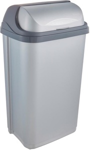 keeeper, keeeper Mülleimer »rasmus«, 1 Behälter, robuster Abfalleimer, Made in Europe, keeeper Mülleimer »rasmus, Abfallbehälter mit Rolldeckel«, 1 Behälter, 50 l, Made in Europe, 39 x 29,5 x 67,5 cm