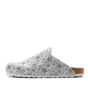Lascana, LASCANA Hausschuh, Vivance Hausschuh »Clog, Pantoffel«, aus Filz mit wärmenden Korkfussbett & Sternenprint, Pantoffel, Clog