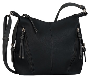 Tom Tailor, Crossbody Bag Damen Schwarz ONE SIZE, TOM TAILOR Umhängetasche »CAIA Cross bag M«, mit schönen Details