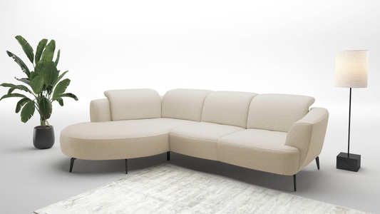 sit&more Ecksofa »Zoe«, ink.Sitztiefenverstellung, wahlweise mit Kopfteilverstellung