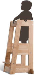 tiSsi, tiSsi® Lernturm Felix natur, tiSsi® Stehhilfe »Lernturm Felix, Buche natur«, Made in Europe