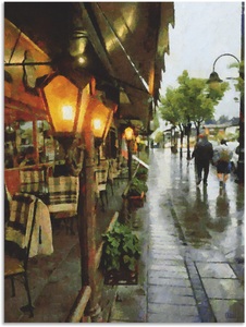 Artland, Artland Wandbild »Restaurant Lampen«, Restaurant & Cafés, (1 St.), in vielen Grössen & Produktarten - Alubild / Outdoorbild für den Aussenbereich, Leinwandbild, Poster, Wandaufkleber / Wandtattoo auch für Badezimmer geeignet, Artland Wandbild »Restaurant Lampen«, Restaurant & Cafés, (1 St.), als Alubild, Outdoorbild, Leinwandbild, Poster in verschied. Grössen
