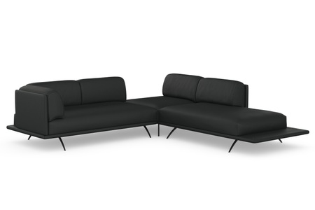 machalke®, machalke® Ecksofa »benito«, mit bezogenem Sockel, machalke® Ecksofa »benito, L-Form«, mit bezogenem Sockel