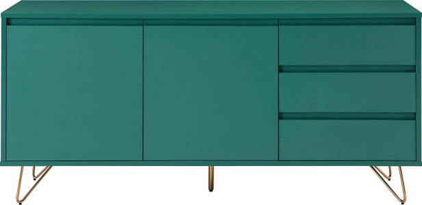 mutoni casual, Sideboard matt grün 160x40, Sideboard grün 150