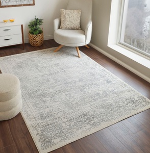 Surya, Surya Teppich »Traditional«, rechteckig, Orient Teppich; Höhe: 9 mm, Surya Teppich »OTTAWA«, rechteckig, 9 mm Höhe, Boho Kurzflor Orientteppich, Wohnzimmer, Schlafzimmer, Grau