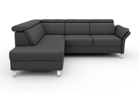 SIT&MORE, sit&more Ecksofa, sit&more Ecksofa »Vincenzo L-Form«, inklusive Kopfteilverstellung, wahlweise mit Bettfunktion, Bettkasten