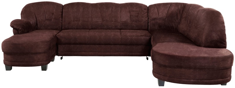 HOME AFFAIRE, Home affaire Wohnlandschaft »Camelita«, wahlweise mit Bettfunktion, Home affaire Wohnlandschaft »Camelita U-Form«, wahlweise mit Bettfunktion