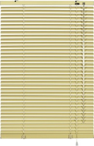 Gardinia, Jalousie, »Aluminium-Jalousie 25 mm beige«, GARDINIA, mit Bohren, freihängend, GARDINIA Jalousie »Aluminium-Jalousie 25 mm«, (1 St.), Jalousiebänder farblich passend