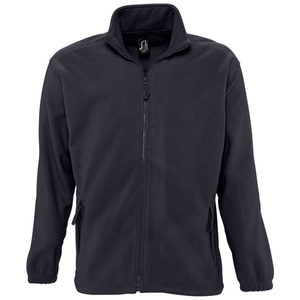 SOL's, SOLS Fleecejacke »Herren Outdoor Fleece Jacke North«, SOLS - Outdoor Fleece Jacke North, für Herren, Charcoal Black, Größe XS
