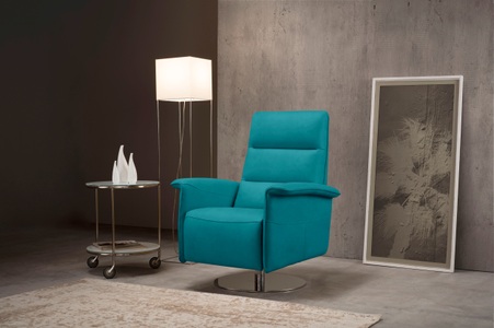 Egoitaliano, Egoitaliano Sessel »Kelly«, drehbar, manuelle Relaxfunktion mit Push-Back-Mechanismus, Egoitaliano Sessel »Kelly«, drehbar, manuelle Relaxfunktion mit Push-Back-Mechanismus