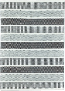 LEONIQUE, Wollteppich, »Punam«, Leonique, rechteckig, Höhe 28 mm, manuell geknüpft, my home Wollteppich »Diemlern«, rechteckig, 10 mm Höhe, Handweb Teppich, reine Wolle, gestreift, modernes Design, Wohnzimmer