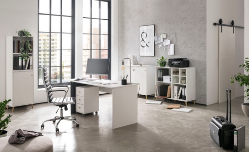 Schildmeyer, Schildmeyer Büro-Set »Serie 500«, bestehend aus 1 Regal, 1 Schrank, 1 Regalkreuz, Schildmeyer Büromöbel-Set »Serie 500«, bestehend aus 1 Regal, 1 Schrank, 1 Regalkreuz