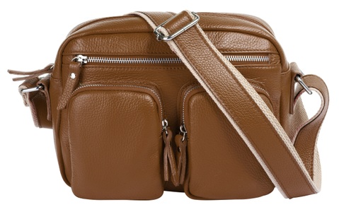SAMANTHA LOOK, Samantha Look Umhängetasche, Samantha Look Umhängetasche, echt Leder, Made in Italy