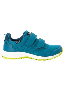 Jack Wolfskin, Jack Wolfskin Wasserdichte Wanderschuhe Kinder Woodland Texapore Low VC Kids 34 grün scuba, 