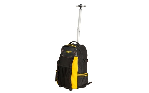 Stanley, Stanley Werkzeugrucksack Trolley, Stanley Werkzeugrucksack mit Rollen und Teleskopgriff | 54 × 23 × 23 cm