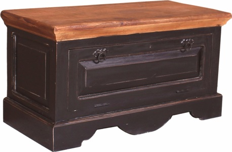 SIT, SIT Schuhschrank »Corsica«, mit Klappe, Schuhschrank Taverna schwarz honigfarbig 85x40x45