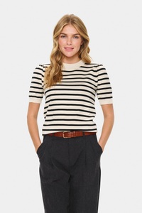 SAINT TROPEZ, Saint Tropez Kurzarmpullover »MilaSZ SS Striped«