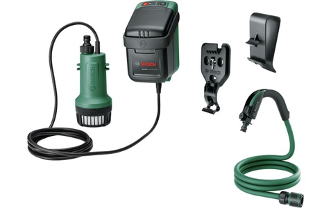 Bosch Home and Garden, Bosch Home and Garden UniversalChain 40 Elektro Kettensäge 1800 W 230 V/50 Hz Schwertlänge 400 mm, Bosch GardenPump Akku-Regenwasserpumpe Baretool