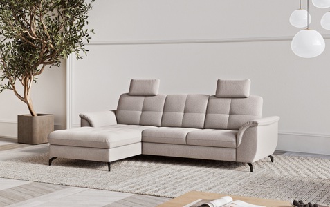 sit&more Ecksofa »Zora L-Form«, wahlweise mit Bettfunktion und Bettkasten