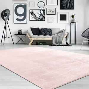 PACO HOME, Paco Home Teppich »Cadiz 630«, rechteckig, 18 mm Höhe, Kurzflor, Uni-Farben, besonders weich, ideal im Wohnzimmer & Schlafzimmer, Paco Home Teppich »Cadiz 630«, rechteckig, 14 mm Höhe, Uni-Farben, besonders weich, waschbar, auch als Läufer erhältlich