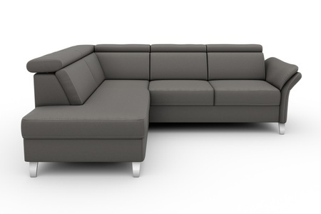 SIT&MORE, sit&more Ecksofa, sit&more Ecksofa »Vincenzo L-Form«, inklusive Kopfteilverstellung, wahlweise mit Bettfunktion, Bettkasten