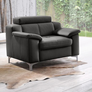 exxpo - sofa fashion, exxpo - sofa fashion Sessel, exxpo - sofa fashion Sessel »Florenz, Loungesessel, Relaxsessel mit hohem Sitzkomfort, modern«, bequeme Armlehnen, hochhwertige Detailverarbeitung