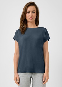 QS Kurzarmshirt mit Ärmelaufschlag