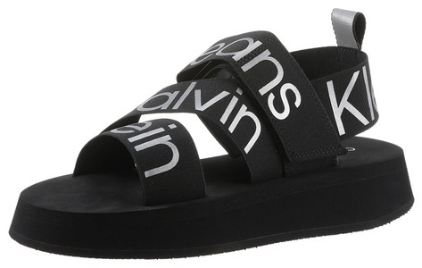 CALVIN KLEIN JEANS, Calvin Klein Jeans Sandale »PREFERSATO SANDAL WEBB«, mit Stretchbänder, 